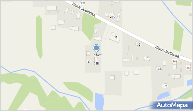 Stara Jedlanka, Stara Jedlanka, 33A, mapa Stara Jedlanka