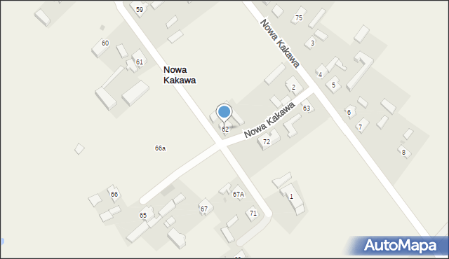 Stara Kakawa, Stara Kakawa, 62, mapa Stara Kakawa