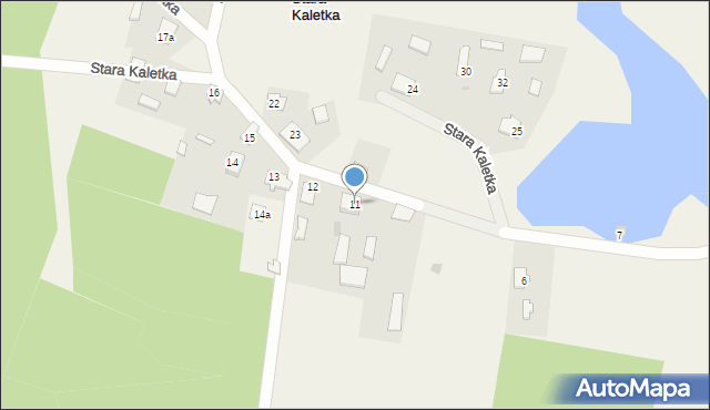 Stara Kaletka, Stara Kaletka, 11, mapa Stara Kaletka