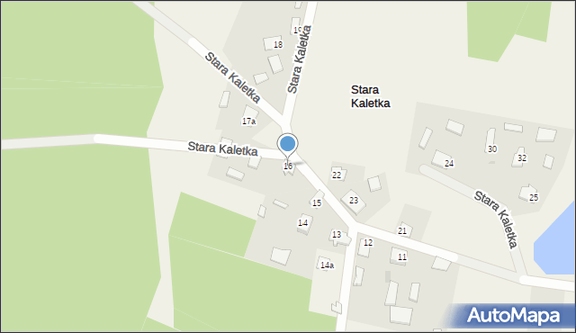 Stara Kaletka, Stara Kaletka, 16, mapa Stara Kaletka