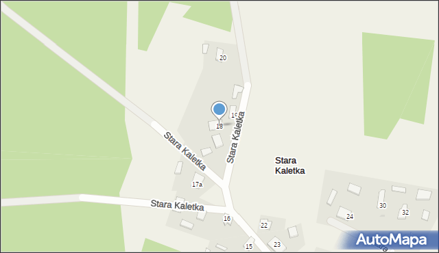 Stara Kaletka, Stara Kaletka, 18, mapa Stara Kaletka