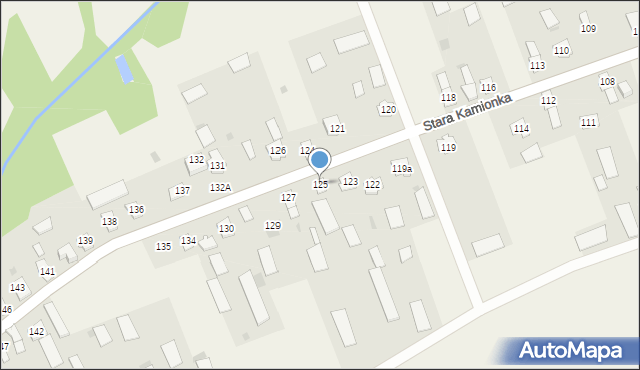 Stara Kamionka, Stara Kamionka, 125, mapa Stara Kamionka