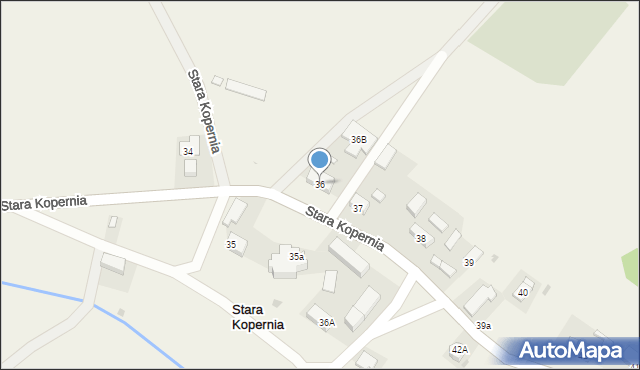 Stara Kopernia, Stara Kopernia, 36, mapa Stara Kopernia