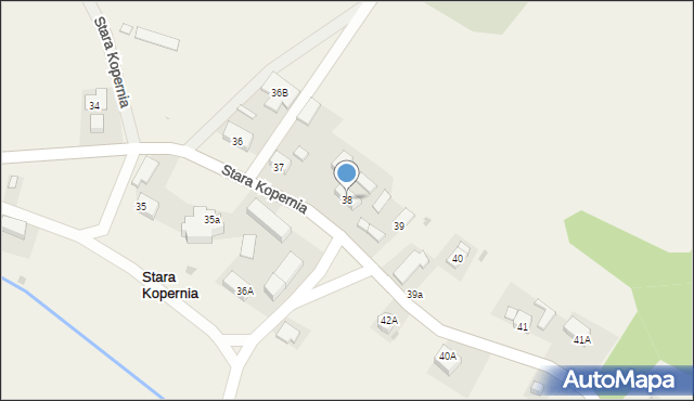 Stara Kopernia, Stara Kopernia, 38, mapa Stara Kopernia