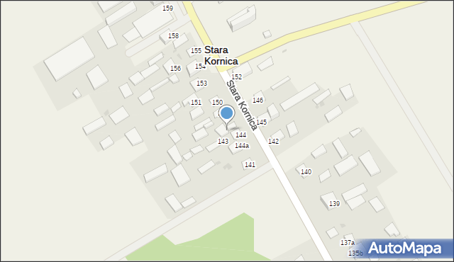 Stara Kornica, Stara Kornica, 148, mapa Stara Kornica