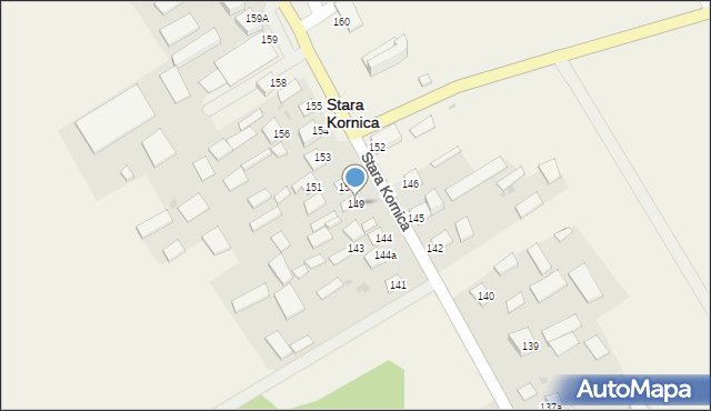 Stara Kornica, Stara Kornica, 149, mapa Stara Kornica