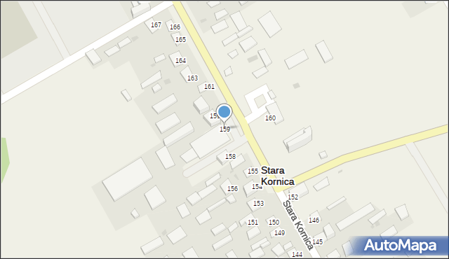 Stara Kornica, Stara Kornica, 159, mapa Stara Kornica