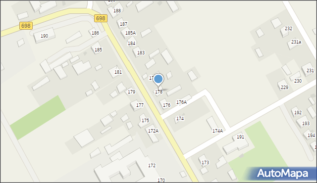 Stara Kornica, Stara Kornica, 178, mapa Stara Kornica