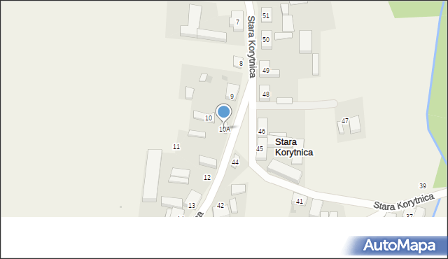 Stara Korytnica, Stara Korytnica, 10A, mapa Stara Korytnica