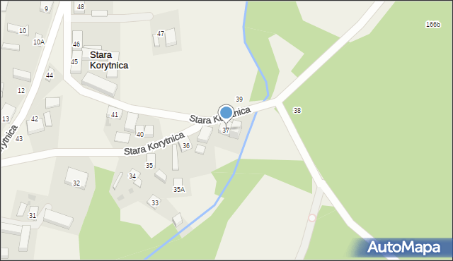 Stara Korytnica, Stara Korytnica, 37, mapa Stara Korytnica