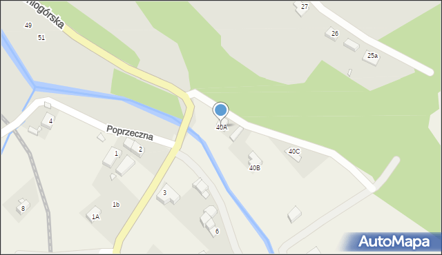 Stara Kraśnica, Stara Kraśnica, 40A, mapa Stara Kraśnica