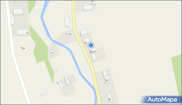 Stara Kraśnica, Stara Kraśnica, 53, mapa Stara Kraśnica