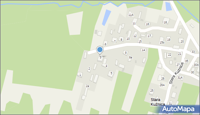 Stara Kuźnica, Stara Kuźnica, 3, mapa Stara Kuźnica