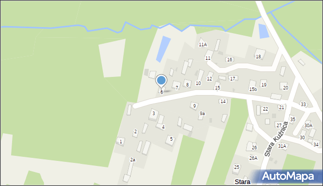 Stara Kuźnica, Stara Kuźnica, 6, mapa Stara Kuźnica