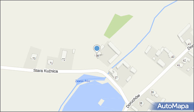 Stara Kuźnica, Stara Kuźnica, 36, mapa Stara Kuźnica