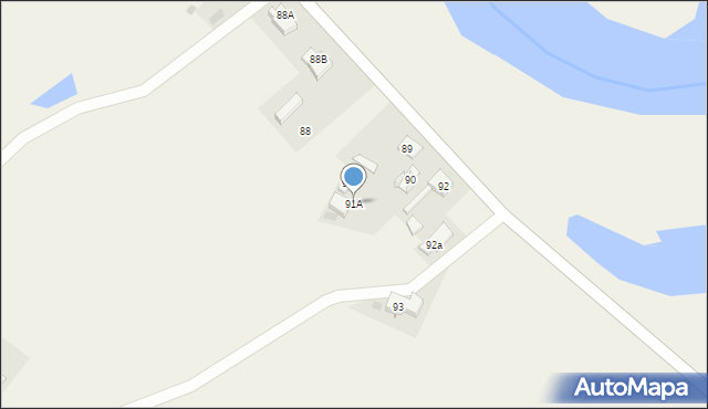 Stara Łomża nad Rzeką, Stara Łomża nad Rzeką, 91A, mapa Stara Łomża nad Rzeką