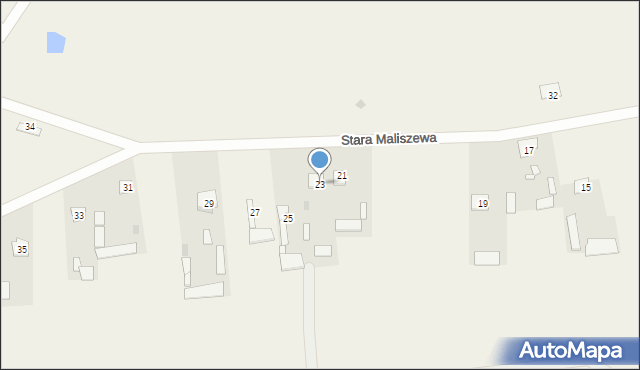 Stara Maliszewa, Stara Maliszewa, 23, mapa Stara Maliszewa