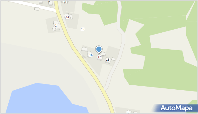 Stara Oleszna, Stara Oleszna, 17, mapa Stara Oleszna