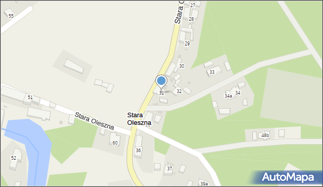 Stara Oleszna, Stara Oleszna, 31, mapa Stara Oleszna