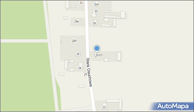Stara Osuchowa, Stara Osuchowa, 27, mapa Stara Osuchowa