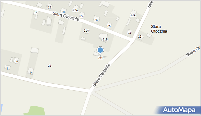 Stara Otocznia, Stara Otocznia, 21C, mapa Stara Otocznia
