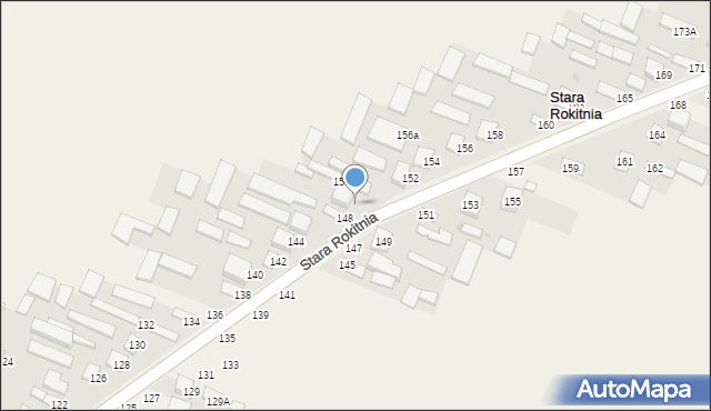 Stara Rokitnia, Stara Rokitnia, 149a, mapa Stara Rokitnia