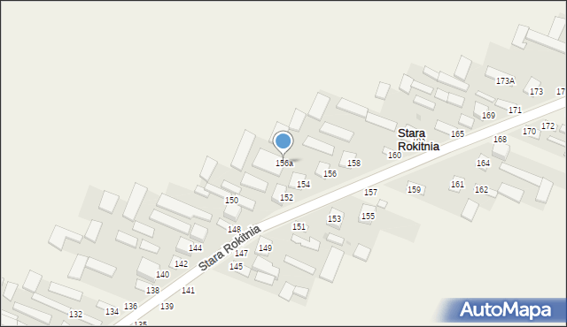 Stara Rokitnia, Stara Rokitnia, 156a, mapa Stara Rokitnia