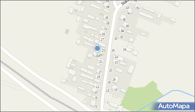 Stara Rokitnia, Stara Rokitnia, 21A, mapa Stara Rokitnia