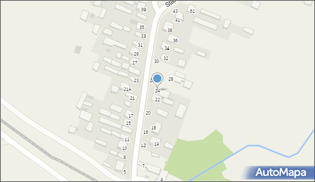 Stara Rokitnia, Stara Rokitnia, 24, mapa Stara Rokitnia