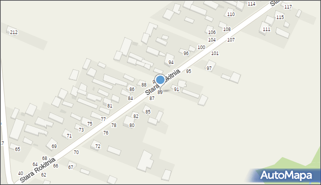 Stara Rokitnia, Stara Rokitnia, 89, mapa Stara Rokitnia