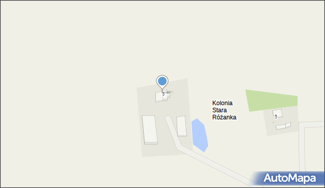 Stara Różanka, Stara Różanka, 3, mapa Stara Różanka