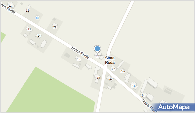 Stara Ruda, Stara Ruda, 17, mapa Stara Ruda