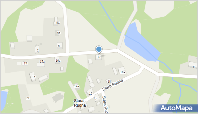 Stara Rudna, Stara Rudna, 17, mapa Stara Rudna