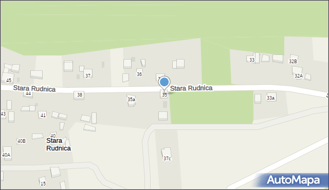 Stara Rudnica, Stara Rudnica, 35, mapa Stara Rudnica