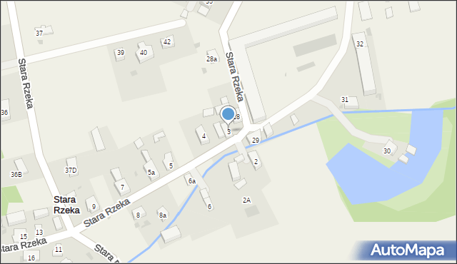 Stara Rzeka, Stara Rzeka, 3, mapa Stara Rzeka