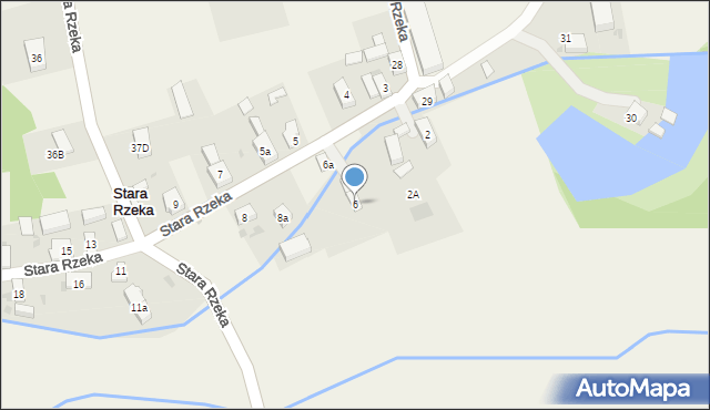 Stara Rzeka, Stara Rzeka, 6, mapa Stara Rzeka