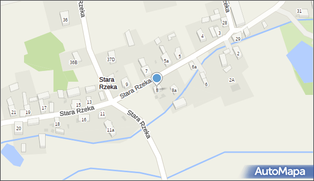 Stara Rzeka, Stara Rzeka, 8, mapa Stara Rzeka