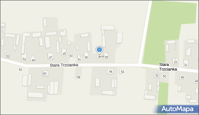 Stara Trzcianka, Stara Trzcianka, 37, mapa Stara Trzcianka