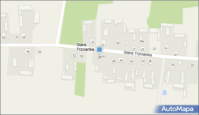 Stara Trzcianka, Stara Trzcianka, 48, mapa Stara Trzcianka