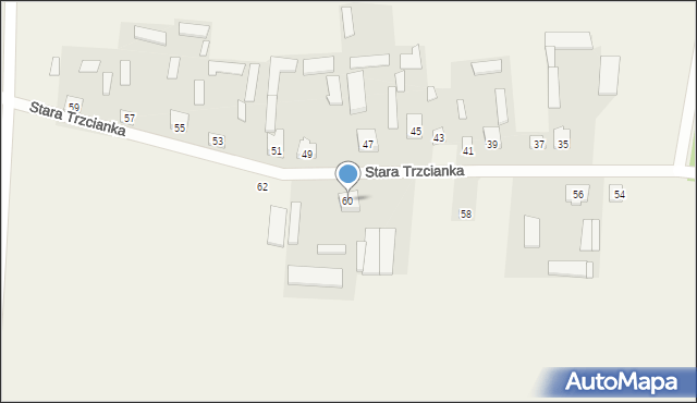 Stara Trzcianka, Stara Trzcianka, 60, mapa Stara Trzcianka