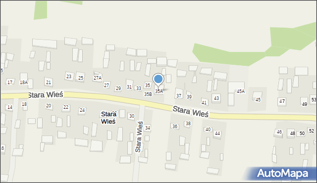 Stara Wieś, Stara Wieś, 35A, mapa Stara Wieś