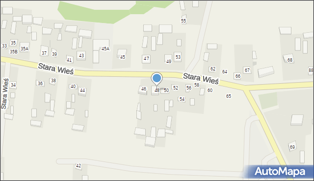 Stara Wieś, Stara Wieś, 48, mapa Stara Wieś