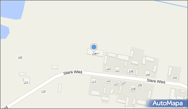Stara Wieś, Stara Wieś, 115, mapa Stara Wieś