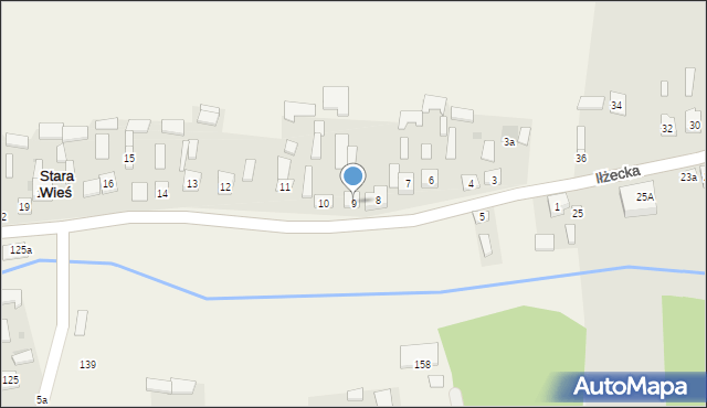 Stara Wieś, Stara Wieś, 9, mapa Stara Wieś
