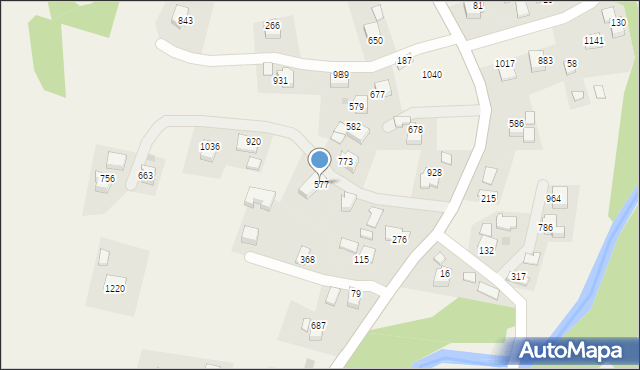 Stara Wieś, Stara Wieś, 577, mapa Stara Wieś