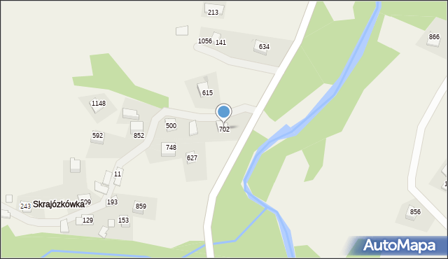 Stara Wieś, Stara Wieś, 702, mapa Stara Wieś