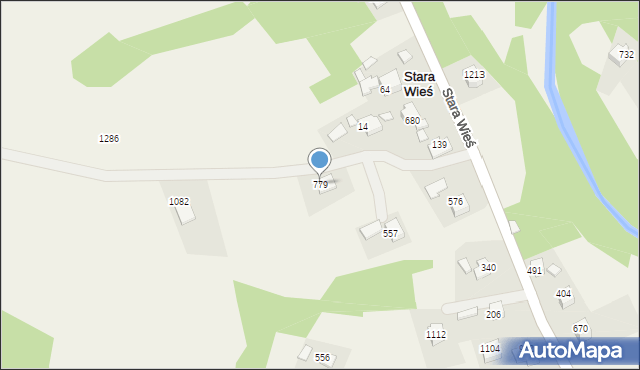 Stara Wieś, Stara Wieś, 779, mapa Stara Wieś