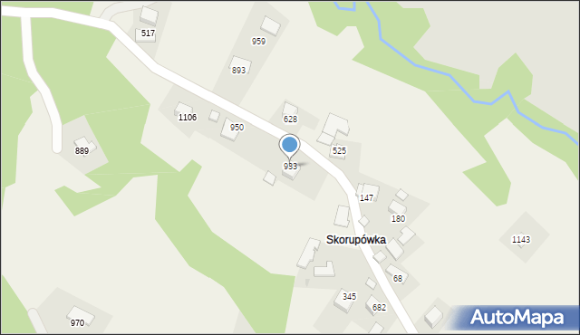 Stara Wieś, Stara Wieś, 933, mapa Stara Wieś