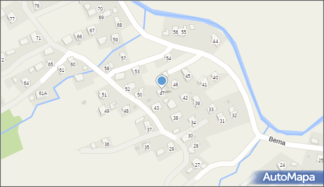 Stara Wieś, Stara Wieś, 47, mapa Stara Wieś