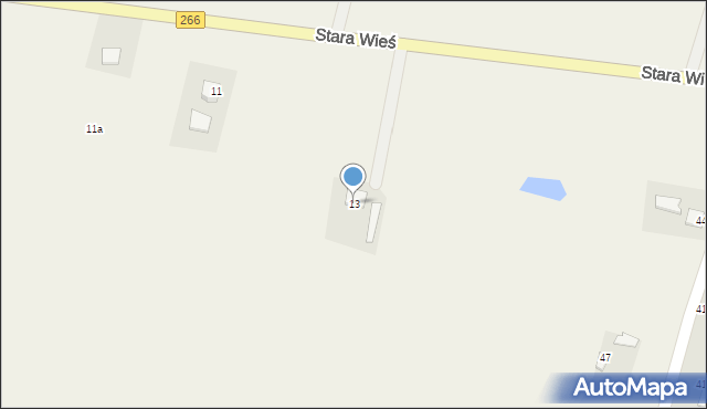 Stara Wieś, Stara Wieś, 13, mapa Stara Wieś